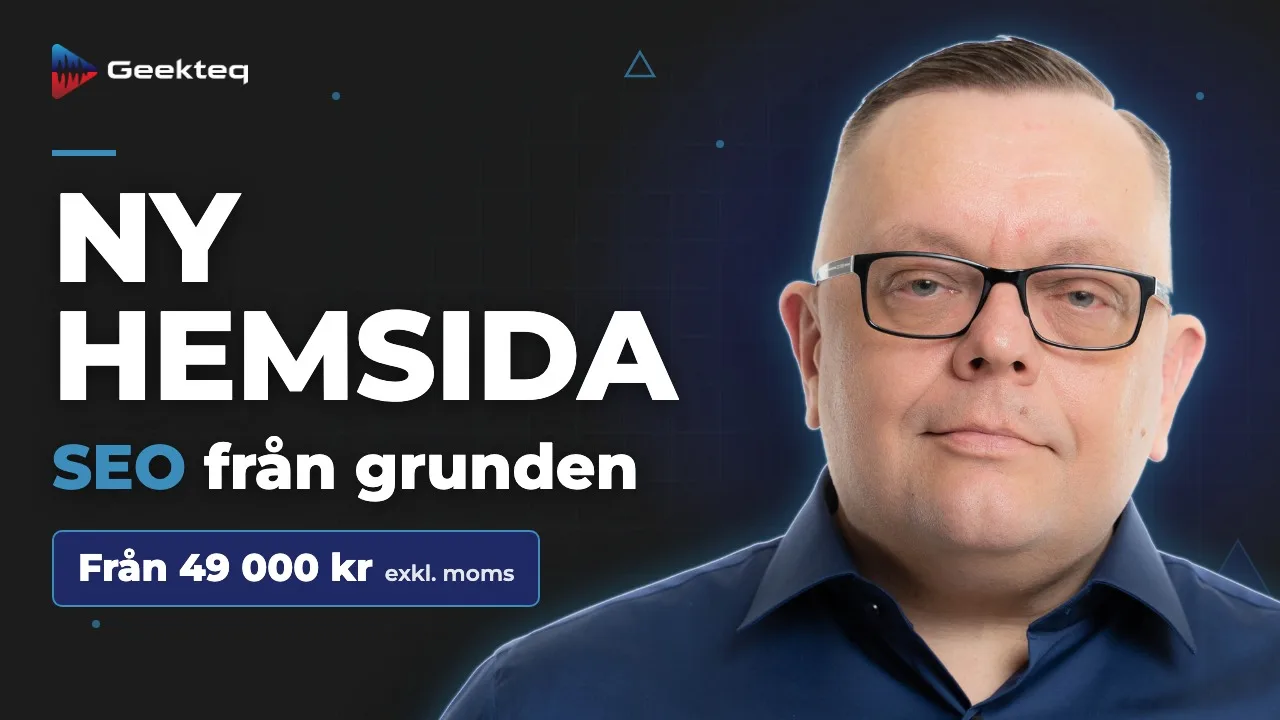 Ny hemsida för företag med SEO från grunden