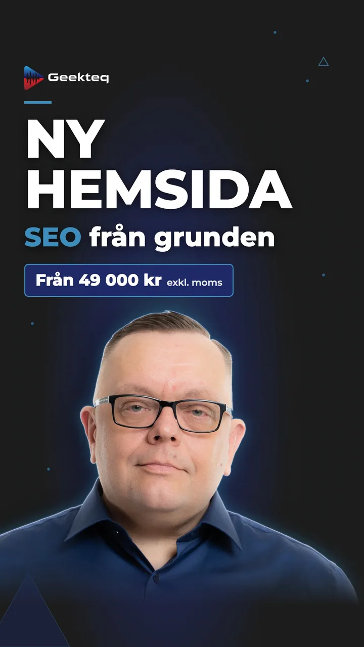Ny hemsida för företag med SEO från grunden